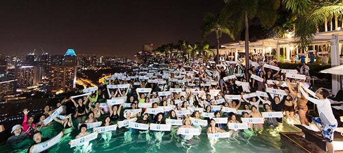 Nu Skin Korea Marina Bay Sands' Infinity Pool Nu Skin Korea 2016 Singapore Success Trip